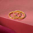 Togetherness Band 18KT Gold & Diamond Couple Ring-Single Piece,,hi-res view 1