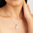 Heavenly Pearl Silver Pendant & Chain,,hi-res view 2