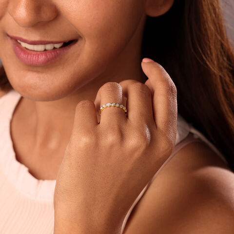 Eternal Love 14KT Gold & Diamond Finger Ring