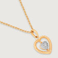 Cupid Edit Dancing Hearts 14KT Gold & Diamond Pendant,,hi-res view 4