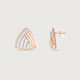 Radiant Grace Gold & Diamond Stud Earrings,,hi-res view 3
