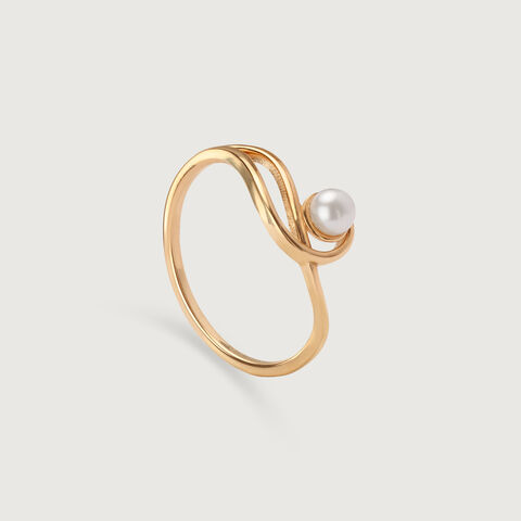 Pearl Essence 18KT Yellow Gold Finger Ring