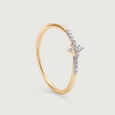 Twilight Twinkle 14KT Gold & Diamond Finger Ring,,hi-res view 4