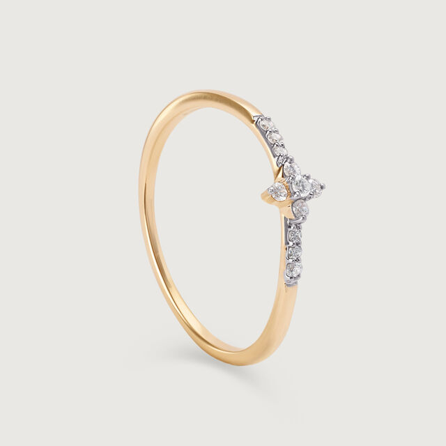 Twilight Twinkle 14KT Gold & Diamond Finger Ring,,hi-res image number null