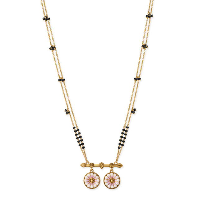 Floral Vati Mangalsutra,,hi-res image number null