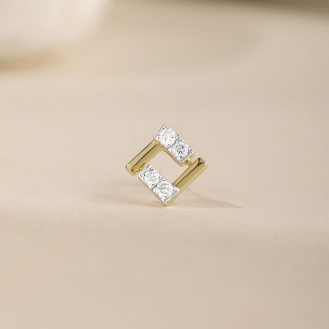 Togetherness Spark Gold & Diamond Nose Pin