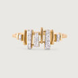 Glitz Groove Gold & Diamond Finger Ring,,hi-res view 3