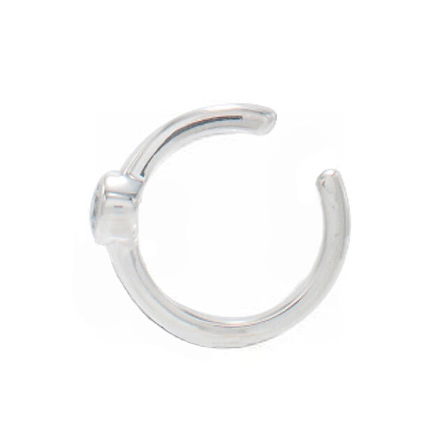 Stylishly Simplistic 92.5 Sterling Silver Ear Cuff,,hi-res image number null