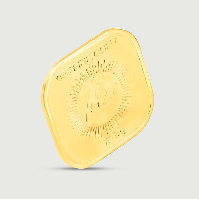 5 Gm 24 Karat Gayatri Mantra Gold Coin,,hi-res image number null