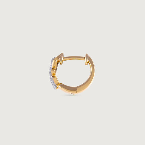 Lippan Glamour Gold & Diamond Nose Pin