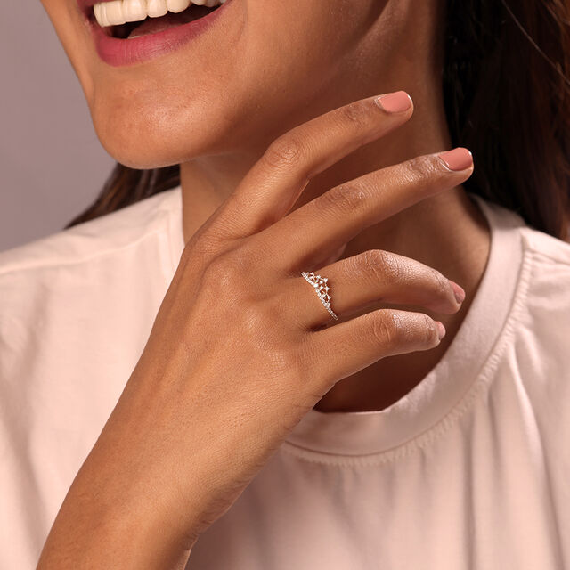 Regal Crest 14KT Gold & Diamond Ring,,hi-res image number null