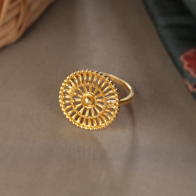 Fusion Legacies 22KT Gold Finger Ring,,hi-res image number null