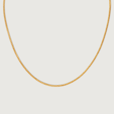 Spiral Rope 22KT Gold Chain