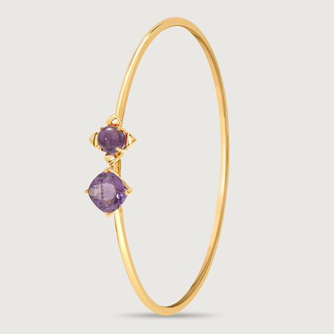 Mystic Mirage 14KT Amethyst Bangle