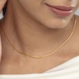 Sleek Twist Gold Chain,,hi-res view 1