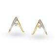 Mia by Tanishq 14KT Yellow Gold Diamond Stud Earrings,,hi-res view 1