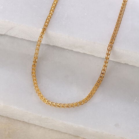 Dazzling Dangler 22 Kt Gold Chain