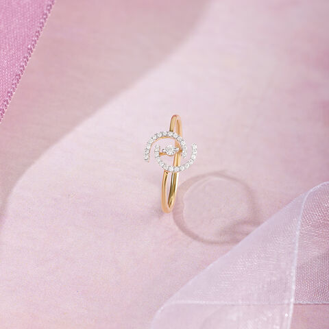 Infinite Sparkle Gold & Diamond Finger Ring