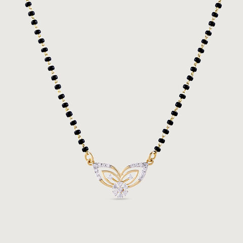 Whispering Wings Gold and Diamond Mangalsutra