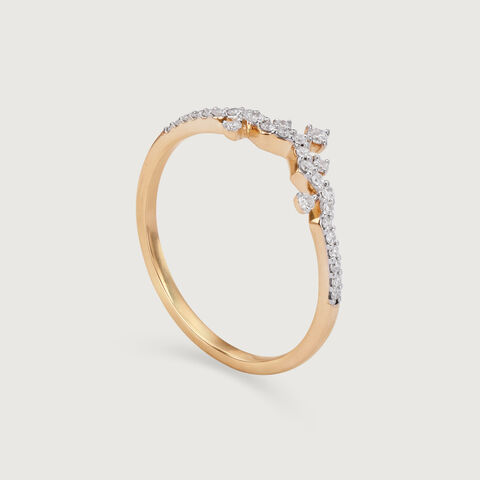 Tiara Majesty 14KT Gold & Diamond Ring