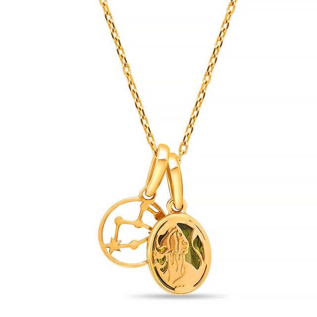 14KT Leo Birthstone Pendant,,hi-res image number null