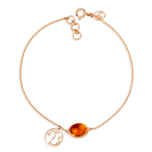 14KT Scorpio Birthstone Rose Gold Bracelet,,hi-res image number null