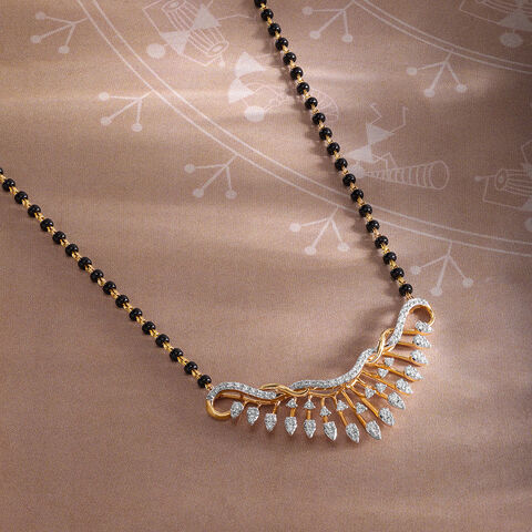 Eternal Shine 18 Kt Gold and Diamond Mangalsutra