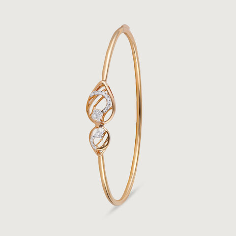 Beal Glam Gold and Diamond Bangle