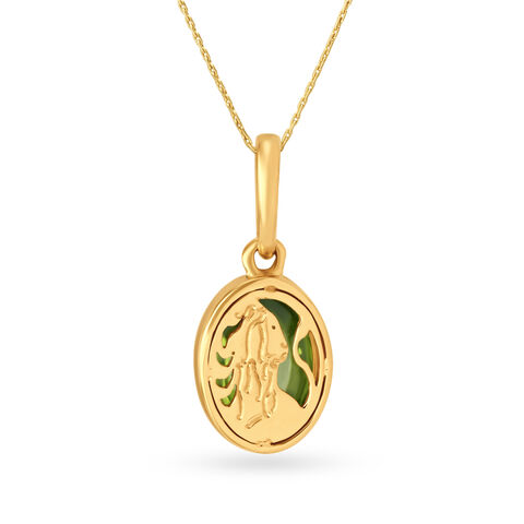 Mia Enchanting 14KT Yellow Gold & Peridot Pendant