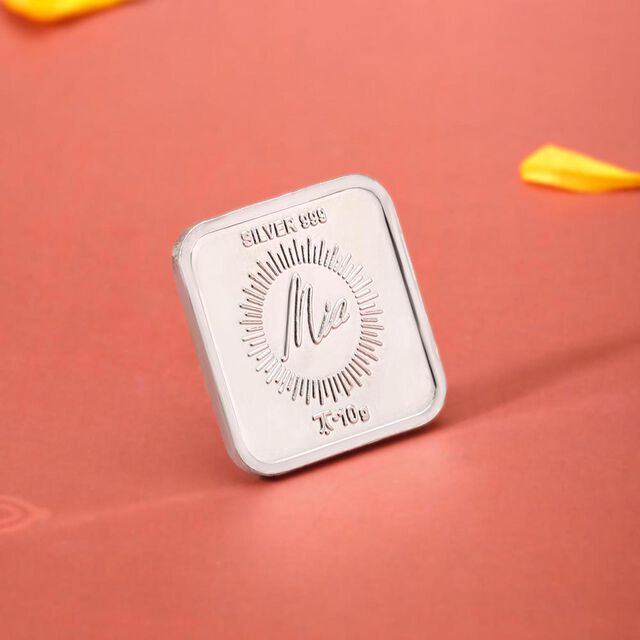 10 GM 999 Gayatri Mantra Silver Coin,,hi-res image number null