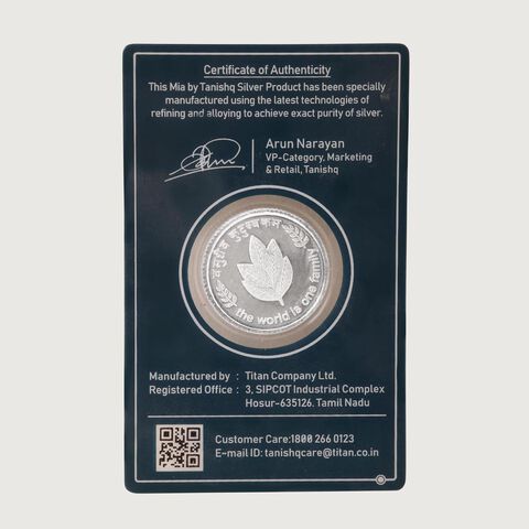 10 GM 999 Mango Leaf Silver Coins