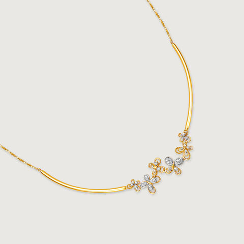 Butterfly Garden Diamond Necklace