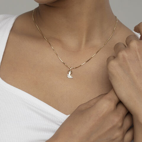 Jai Ganesh Gold and Diamond Pendant