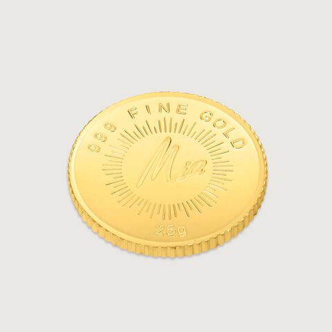 25 GM 24 Karat Lotus Gold Coin