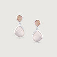 Mother of Pearl Dreamy Silver Drop Earrings,,hi-res view 2