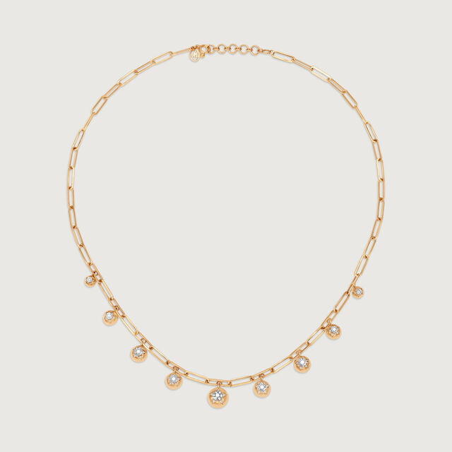 Night Sky Dangles 14KT Diamond Necklace,,hi-res image number null