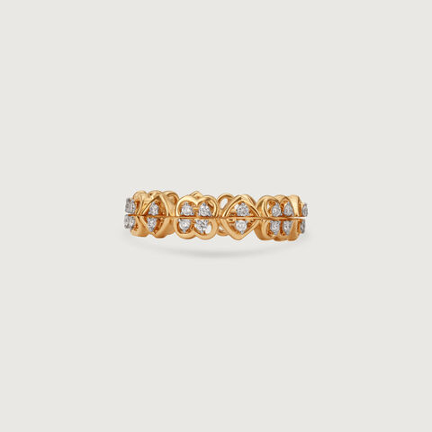 Love Luck Diamond & Gold Ring