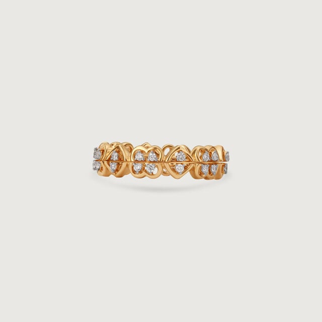 Love Luck Diamond & Gold Ring,,hi-res image number null
