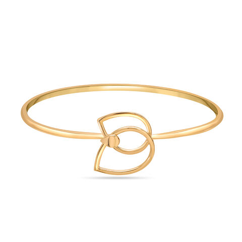 14KT Yellow Gold Interwoven Elegance Bangle