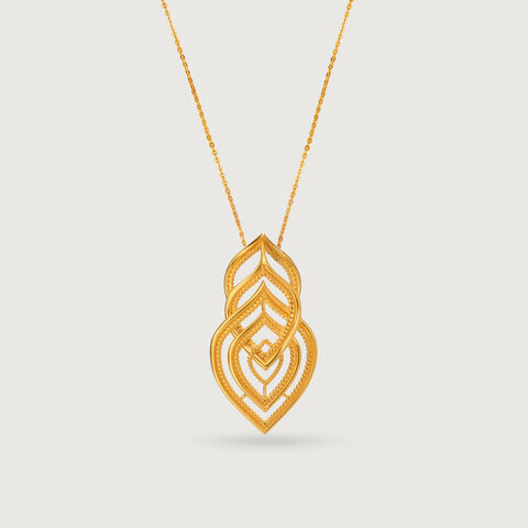Wild at heart 22KT Gold Pendant