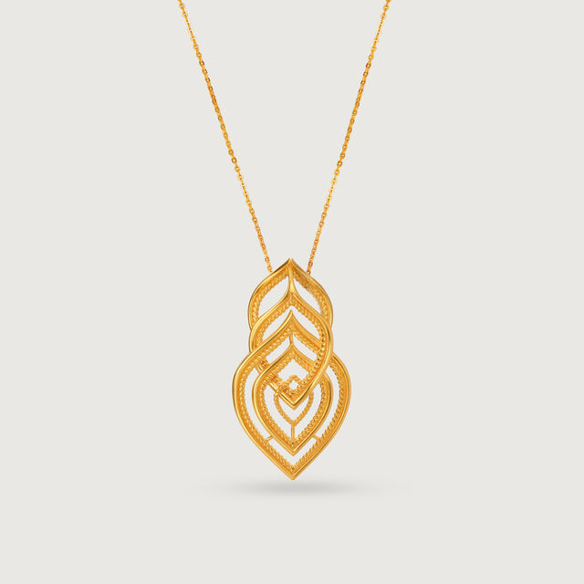 Wild at heart 22KT Gold Pendant,,hi-res image number null