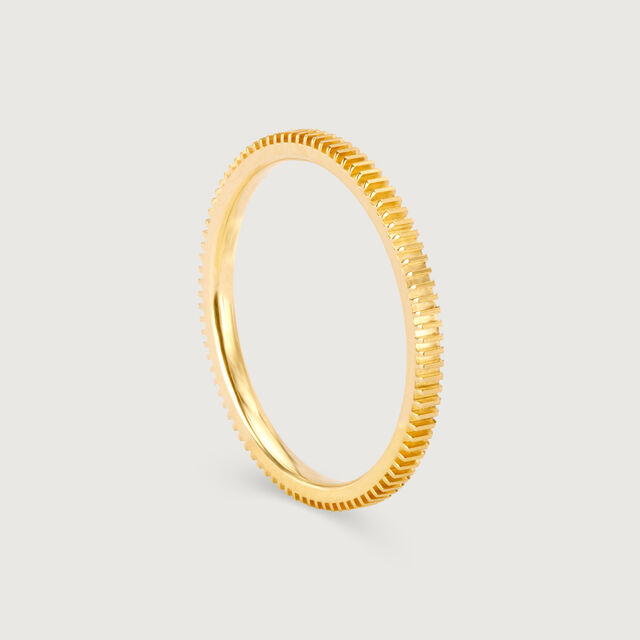 Milestone Band 18KT Gold Couple Ring -Single Piece,,hi-res image number null