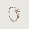 Enchanted Heart 14 kt Gold & Diamond Ring,,hi-res view 4