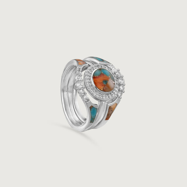 Boho Dreams Stackable Silver Ring,,hi-res image number null