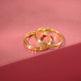 Soulmate Band 18KT Gold Couple Ring -Single Piece,,hi-res view 1