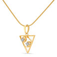 14KT Yellow Gold Cancer Pendant,,hi-res view 3