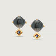 Azure Dream 14KT London Topaz Stud Earrings,,hi-res view 3