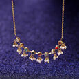 Charm of Cheer 14KT Navratna Necklace,,hi-res view 1
