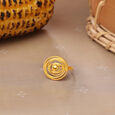 Tribal Rhythm 22KT Gold Finger Ring,,hi-res view 1