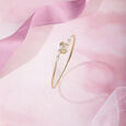 Glimmer Grove Gold and Diamond Bangle,,hi-res view 1
